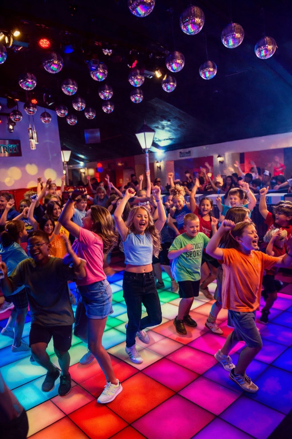 Dance floor in action